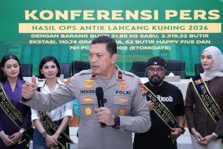 Operasi Antik Lancang Kuning 2026, Polda Riau Tangkap 557 Tersangka Narkoba